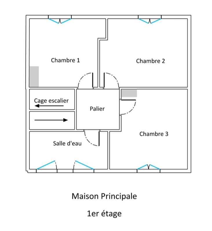 Maison - 85 m² - 5 pièces