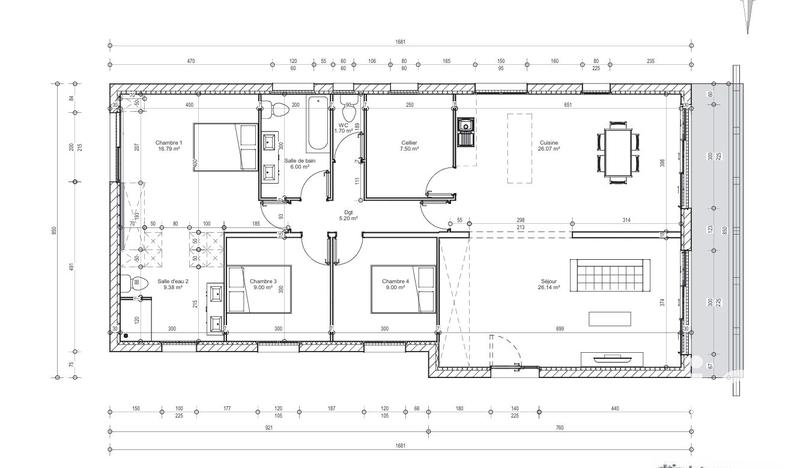Maison - 115 m² - 4 pièces