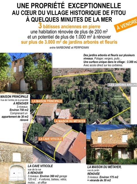Maison de maîtres - 1 200 m² - 7 pièces