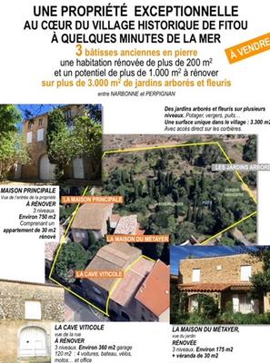 Maison de maîtres - 1 200 m² - 7 pièces