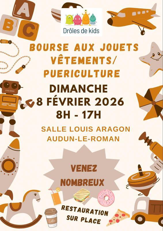 Bourse aux jouets, vêtements et puériculture