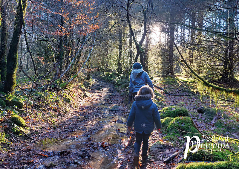 Balade artistique d'une cabane à l'autre
