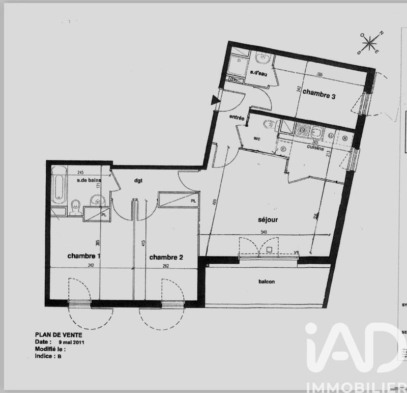 Appartement - 79 m² - 4 pièces