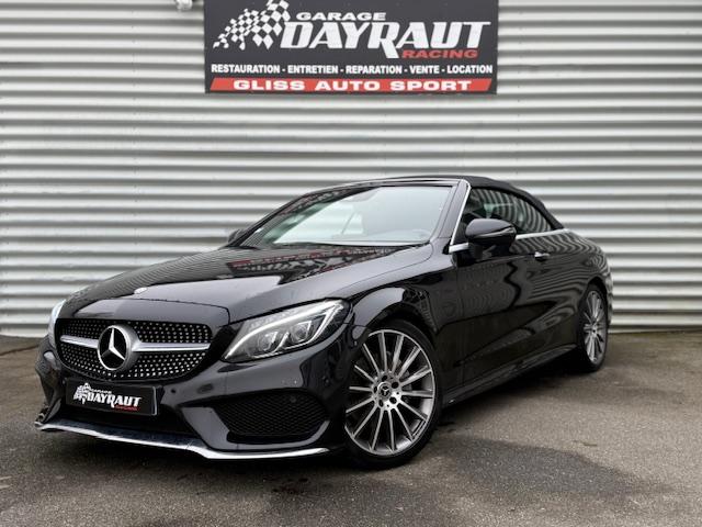 Mercedes Classe c Cabriolet 220d 9g-Tronic 170cv Amg-Line *Suivi à l'appui Mercedes* Caméra*Ja19"Cuir, très belles options