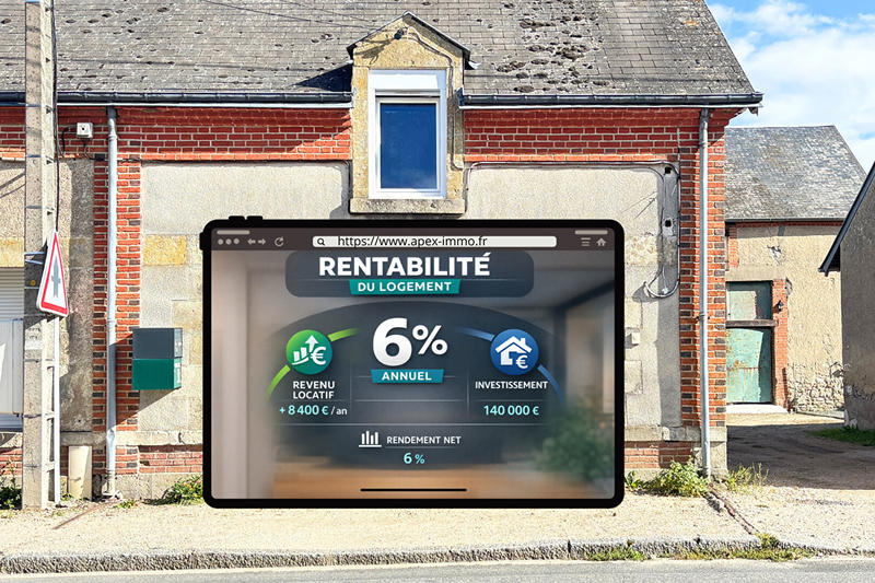 Maison - 67 m² - 3 pièces