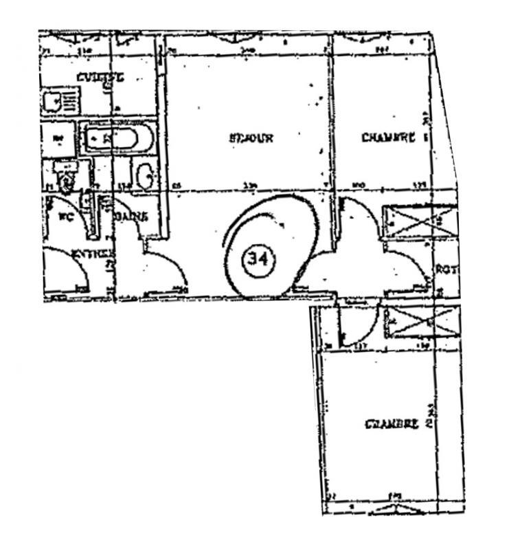 Appartement - 57 m² - 3 pièces