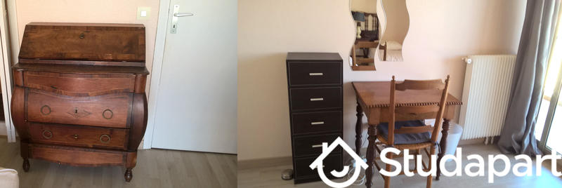 Chambre - 102 m² - 1 pièce