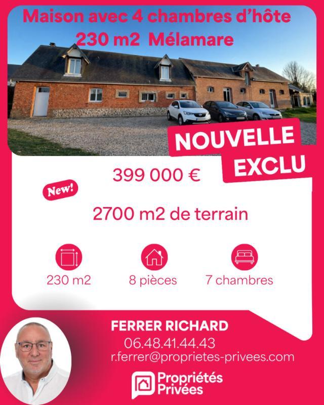 Maison - 230 m² - 8 pièces