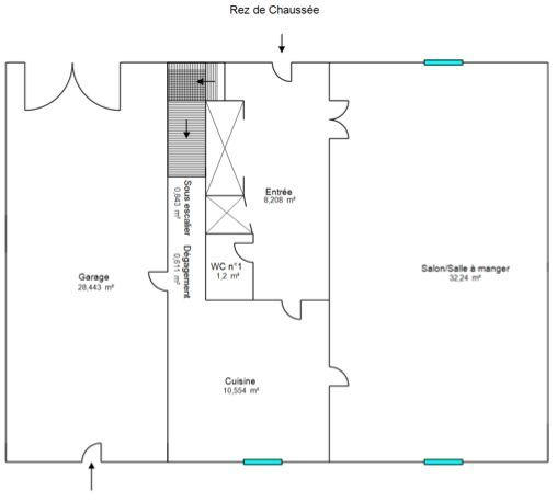 Maison - 120 m² - 5 pièces