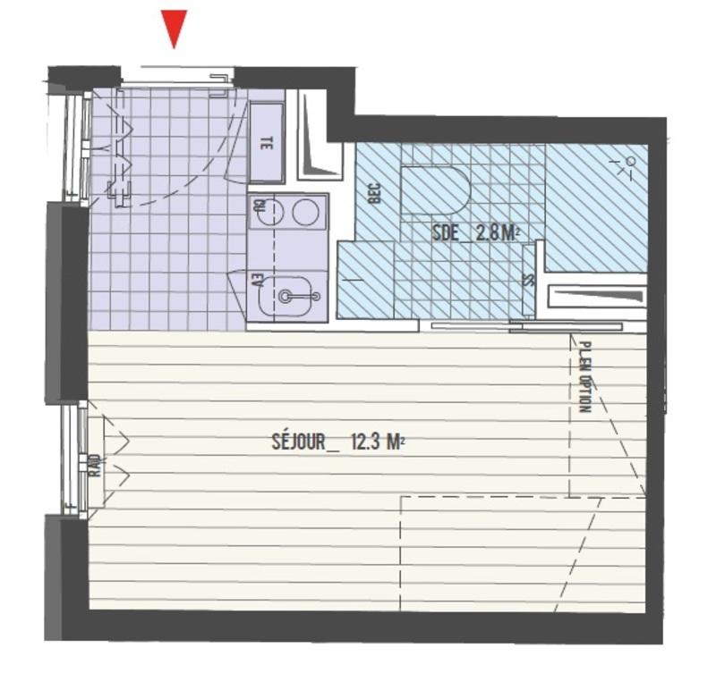 Appartement - 15 m² - 1 pièce