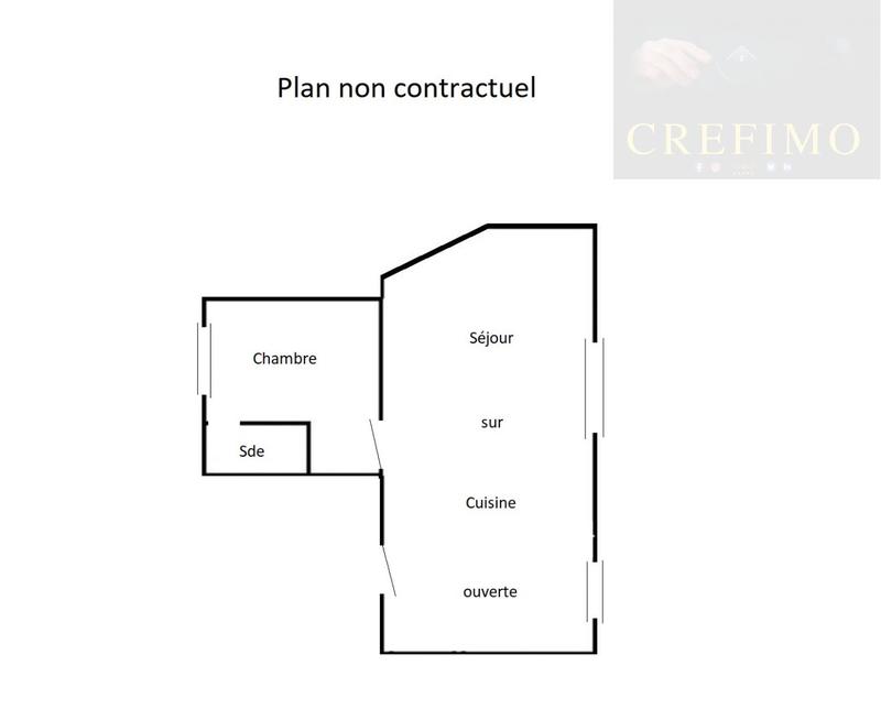 Appartement - 29 m² - 2 pièces