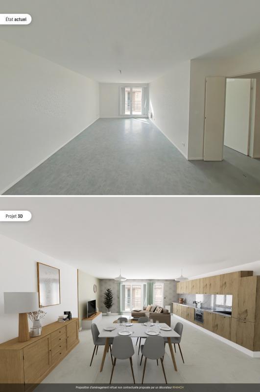 Appartement ancien - 67 m² - 3 pièces