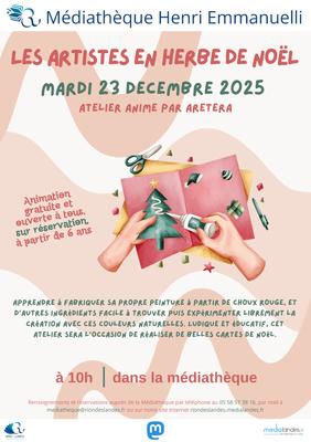 Les artistes en herbe de Noël