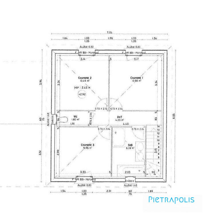 Maison - 90 m² - 4 pièces
