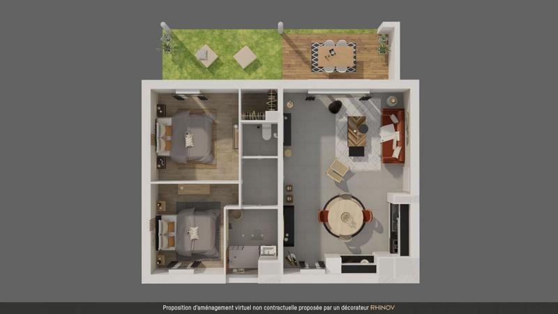 Appartement - 67 m² - 3 pièces