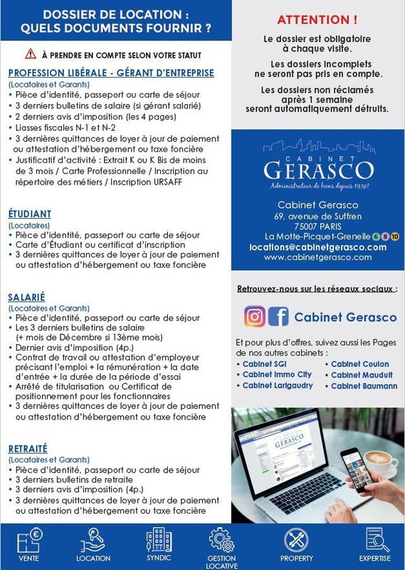 Appartement - 38 m² - 2 pièces