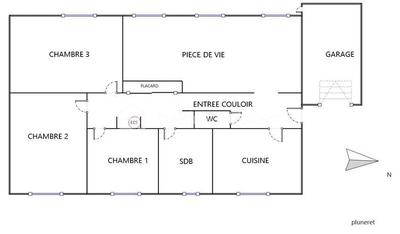 Maison - 96 m² - 5 pièces