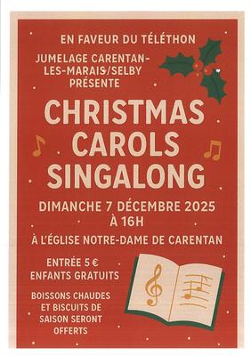 Christmas Carols Singalong en faveur du Téléthon
