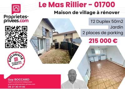 Maison - 50 m² - 2 pièces