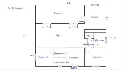 Maison - 86 m² - 4 pièces