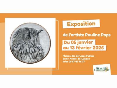 Exposition de l'artiste Pauline Pops
