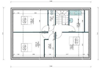 Maison traditionnelle - 106 m² - 5 pièces