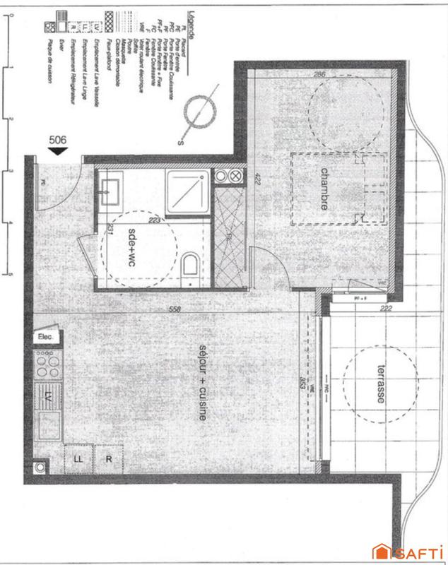 Appartement - 41 m² - 2 pièces