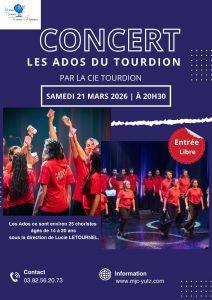 Concert les ados du tourdion