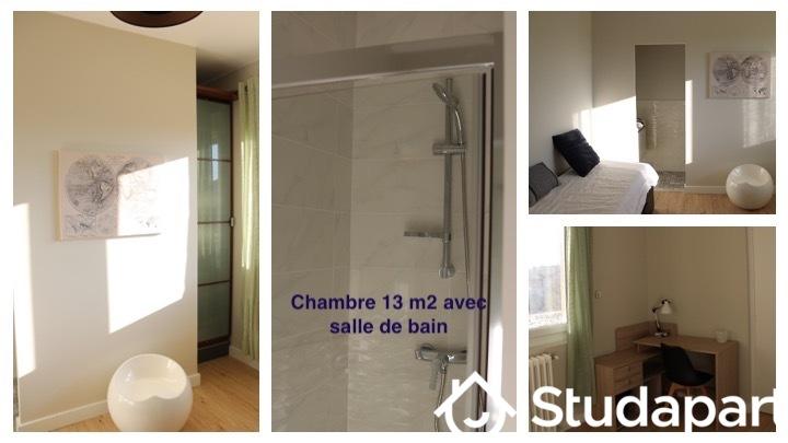 Chambre - 17 m² - 1 pièce
