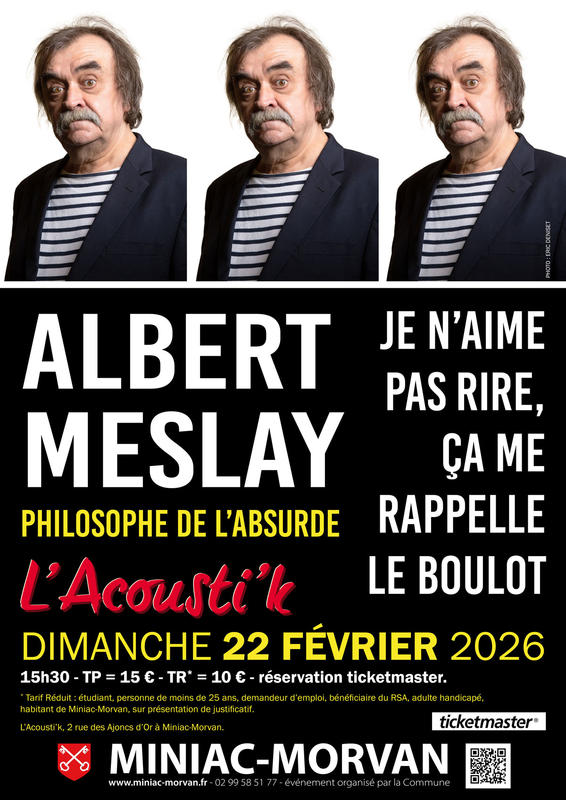 Humour : Albert Meslay en spectacle