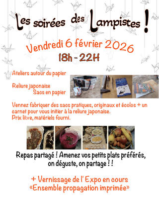 Ateliers autour du papier et repas partagé