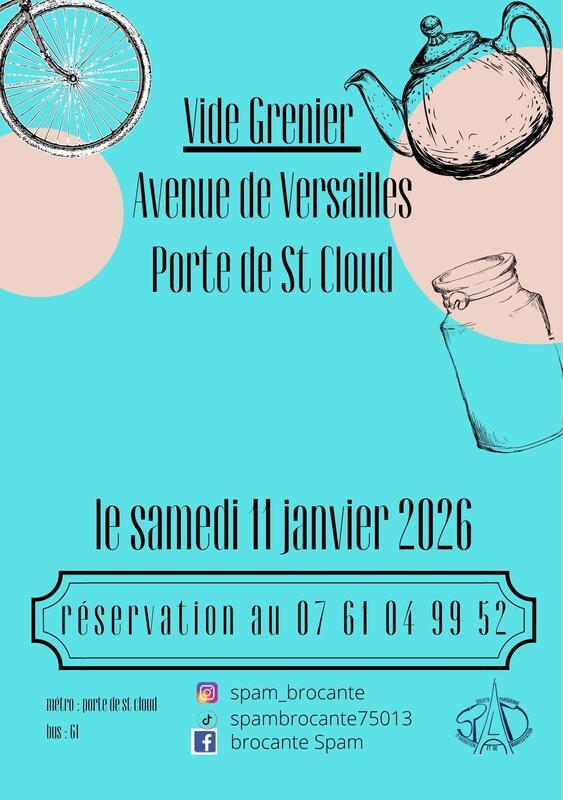 Vide grenier saint cloud