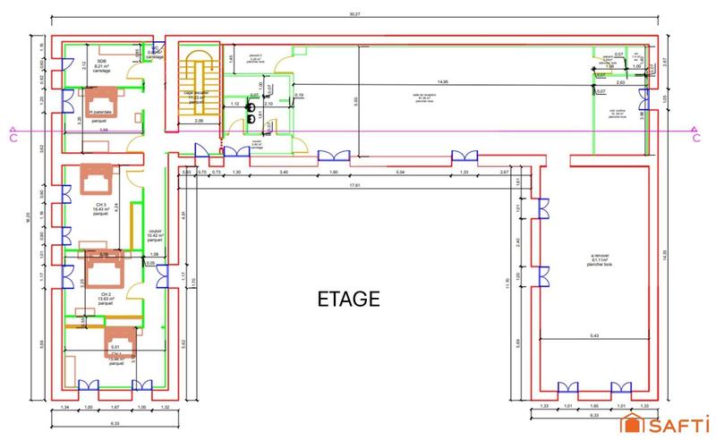 Maison - 223 m² - 6 pièces