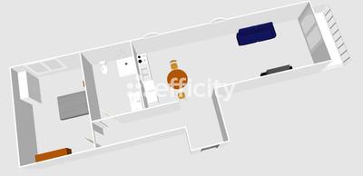 Appartement - 53 m² - 2 pièces