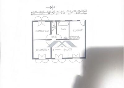 Maison ancienne - 60 m² - 3 pièces