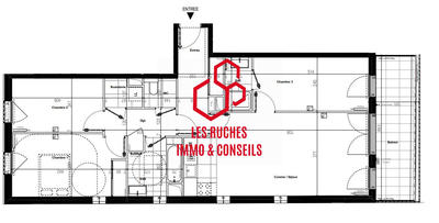 Appartement - 89 m² - 4 pièces