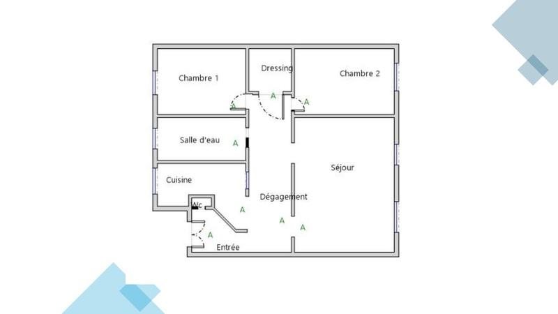 Appartement - 85 m² - 3 pièces