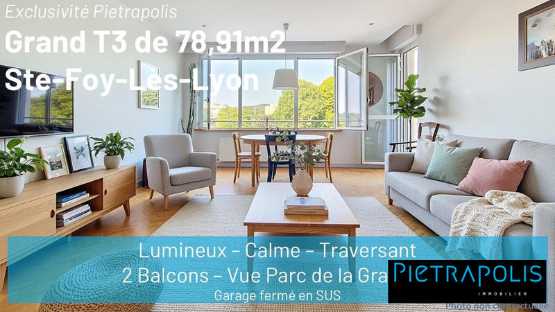 Appartement - 79 m² - 3 pièces