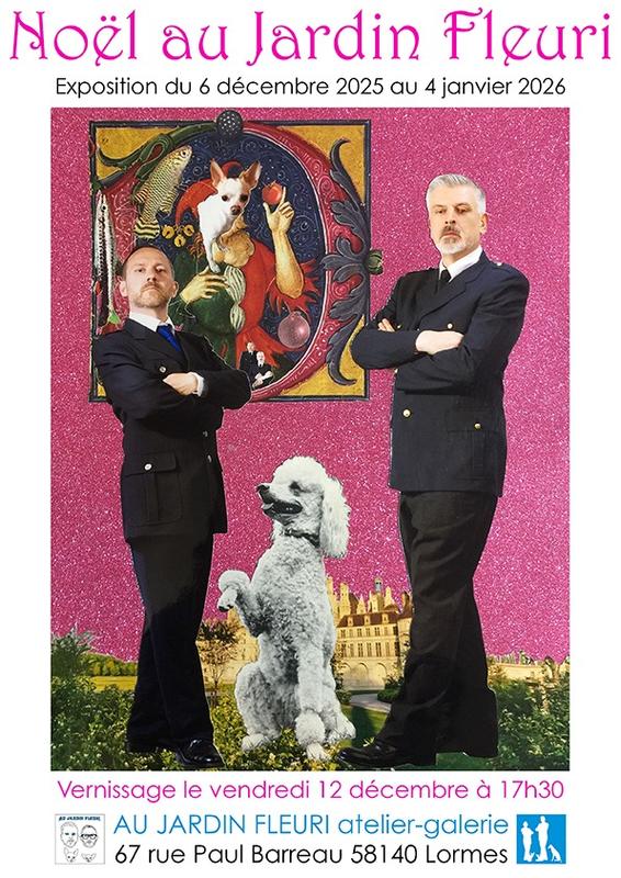 Noël au jardin fleuri