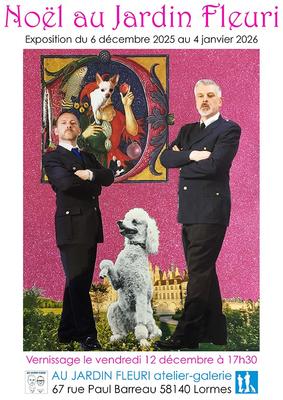 Noël au jardin fleuri