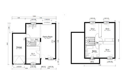 Maison - 91 m² - 5 pièces