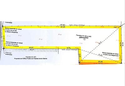 Terrain constructible - 804 m²