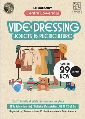 Vide dressing, jouets et puériculture