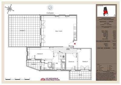Appartement - 114 m² - 4 pièces