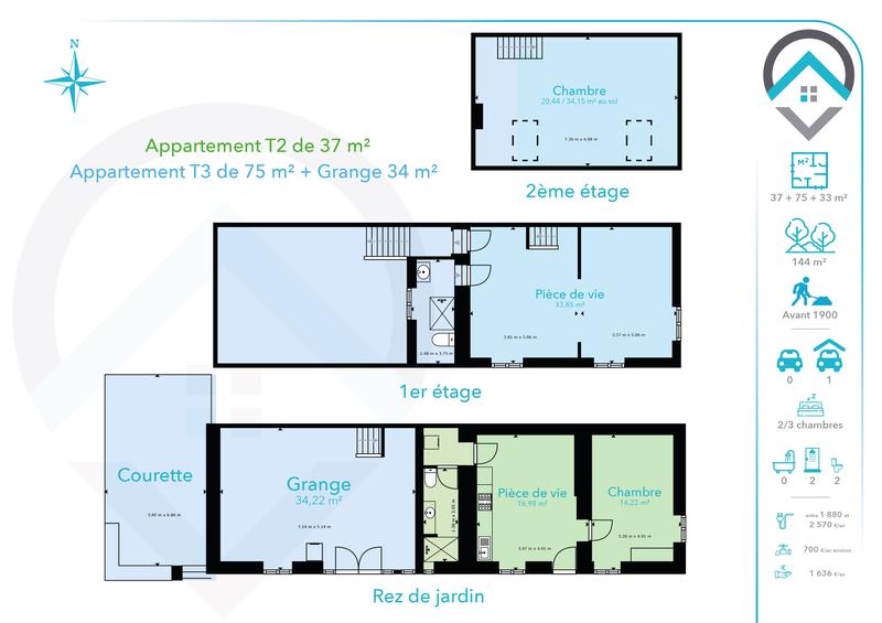 Villa - 112 m² - 5 pièces