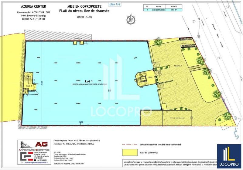 Local commercial - 1 207 m²