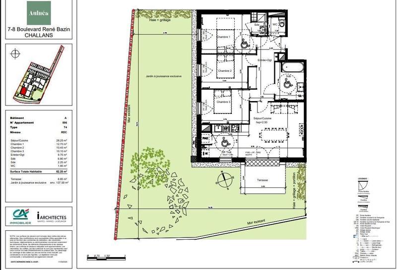 Appartement - 82 m² - 4 pièces