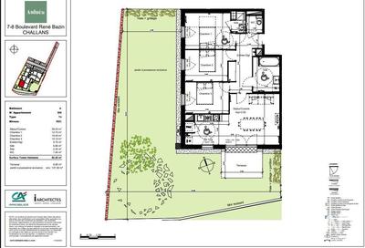 Appartement - 82 m² - 4 pièces