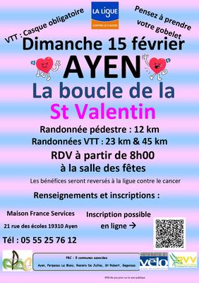 Boucle de la Saint-Valentin à Ayen