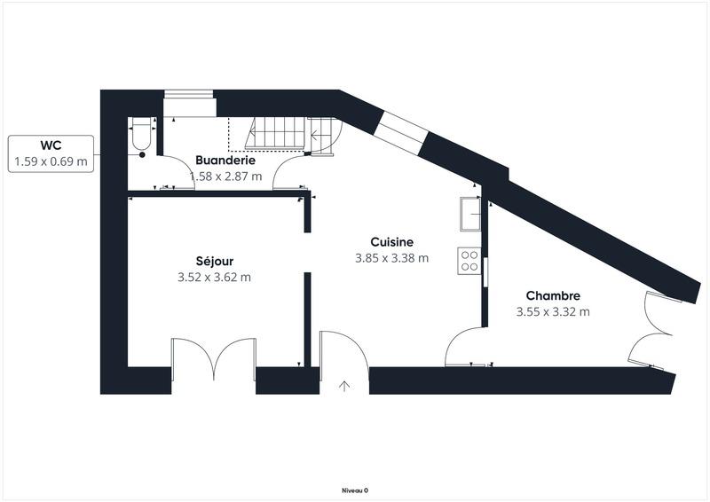Appartement - 88 m² - 5 pièces